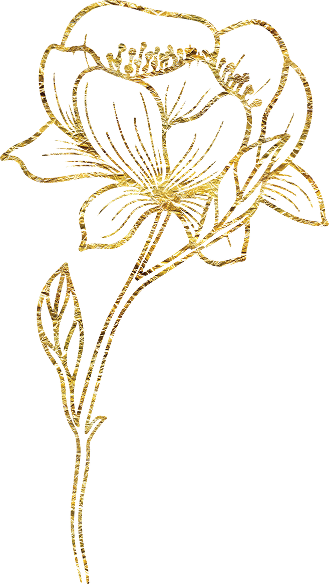 Flower Gold Golden Rose Gold Clip Art Luxury